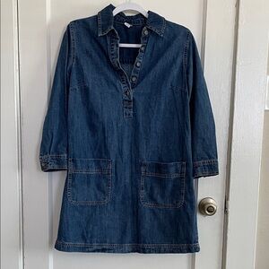 Denim Long Sleeve Dress